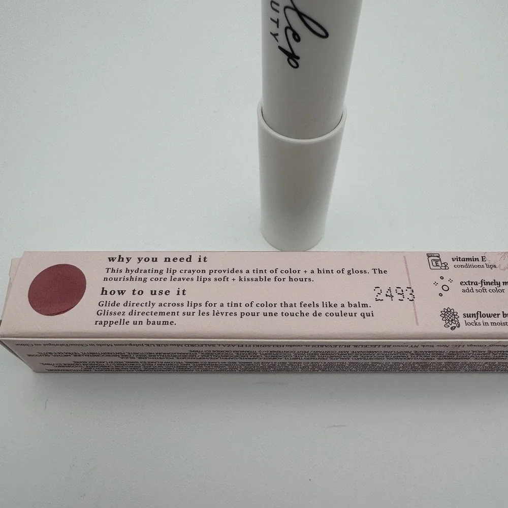 Julep‎ Its Balm Full Coverage Lip Crayon Bintage Mauve 0.07 oz New